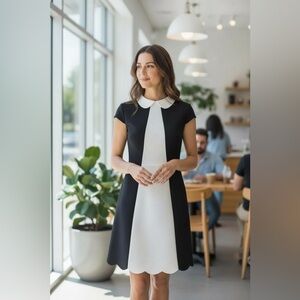 Karen Millen Black and White Mini dress